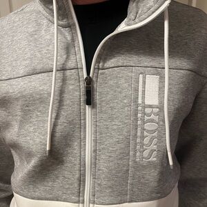 Boss Hugo Boss zippered hoodie, NEW
